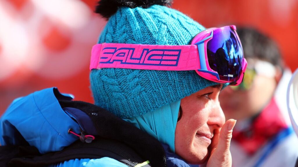 la sciatrice iraniana Samira Zargari